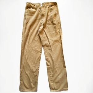 FOREVER 21 WOMENS CARGO JOGGER PANTS KHAKI